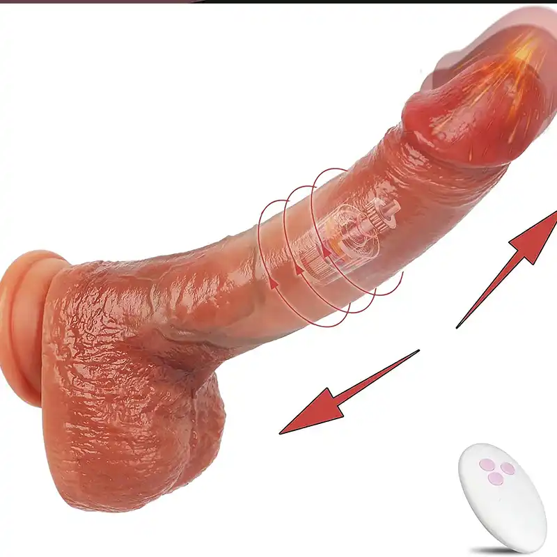 Cutie Classic Remote Control Rechargeable Realistic Dildo 8 Inch