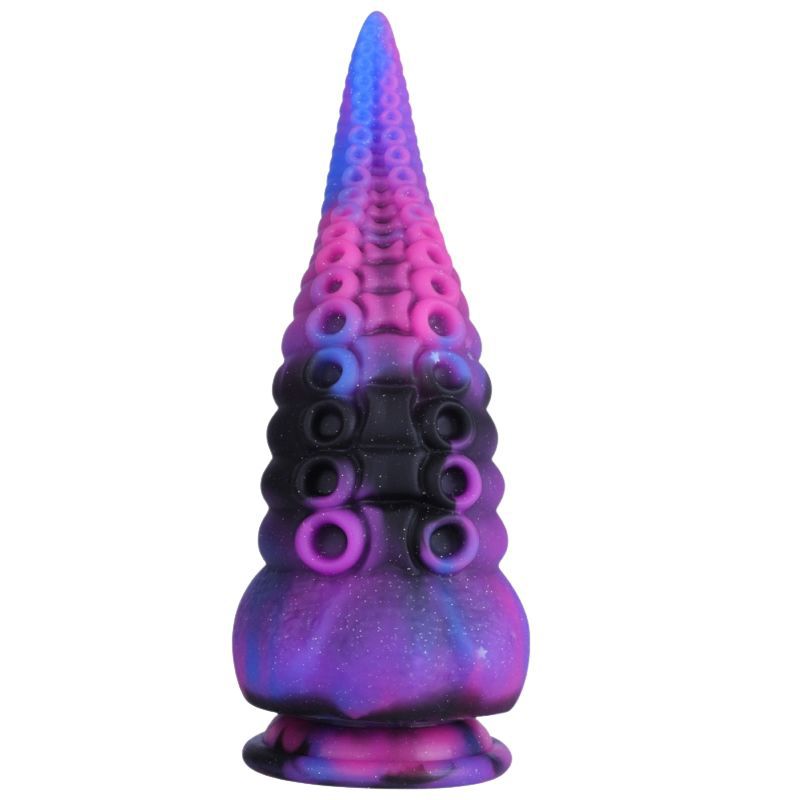 Cosmic Octopus Tentacle Marbled Silicone Dildo