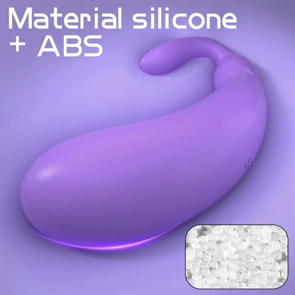 Shopicat Mini Eggplant Remote Control Dual Stimulation Love Egg vibrator-7