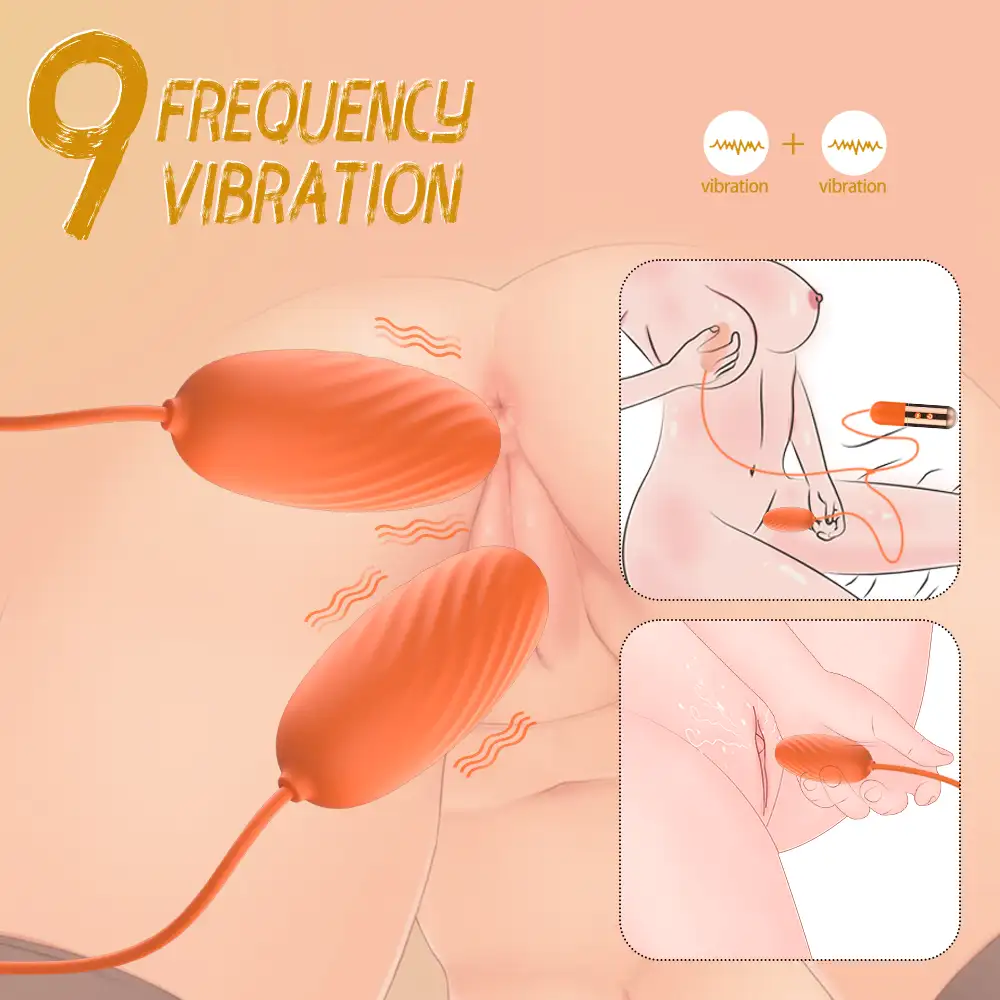 Shopicat Magic Bean 5 Rechargeable Dual Silicone Egg Vibrators-3