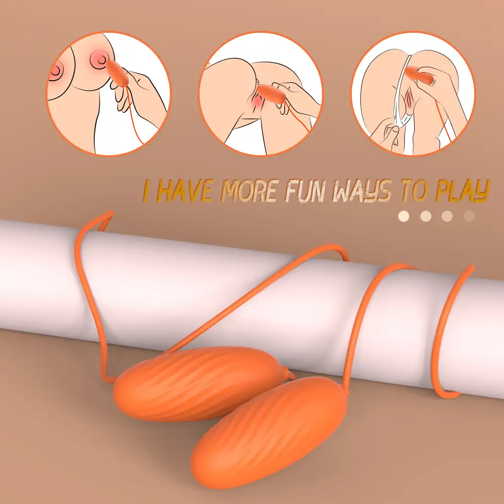 Shopicat Magic Bean 5 Rechargeable Dual Silicone Egg Vibrators-7