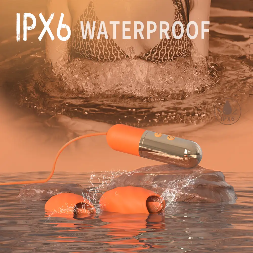 Shopicat Magic Bean 5 Rechargeable Dual Silicone Egg Vibrators with Licking Action-4