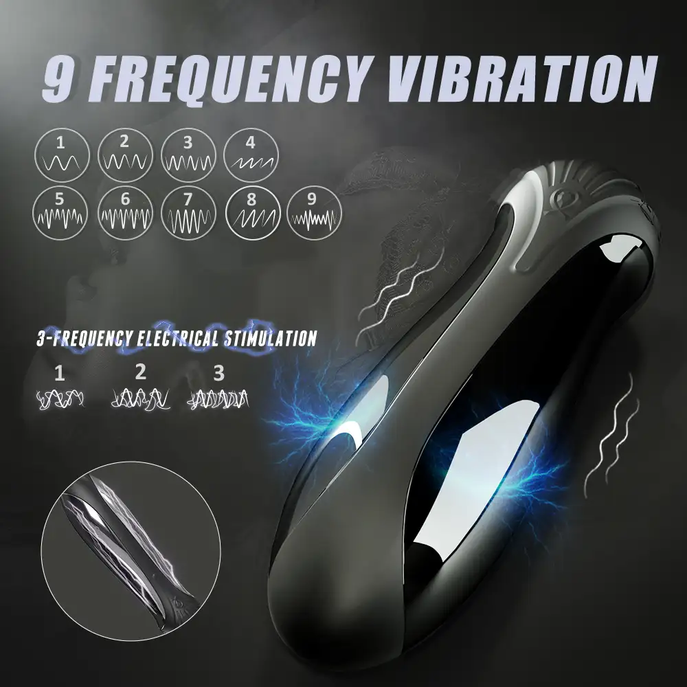 Shopicat Poison Dart 12-Mode Electro Wave E-Stim Egg Vibrator-8