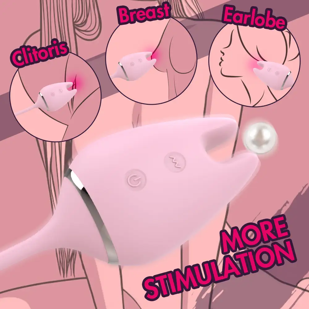 Shopicat Wonder lady Thrusting and Vibrating Dual Stimulation Bullet Vibrator-7