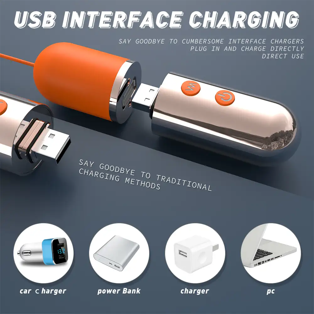 Shopicat Rolling Hills Rechargeable Metal Bullet Vibrator- Pair for Couples-3