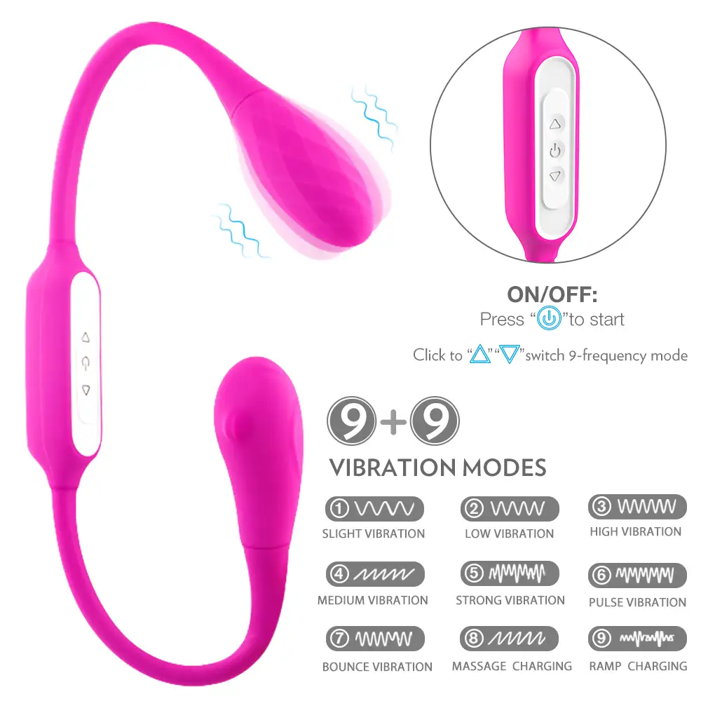 Shopicat Bulbasaur Dual-Ended Vibrator for Couples: Vibration &amp; Sliding Stimulation-3