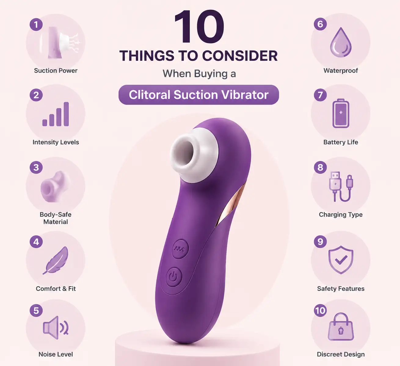 10 Things to Consider When Buying a Clitoral Suction Vibrator